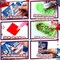 12 Pack 4th of July Diamond Painting Greeting Card Kits Patriotic Diamond Art Cards with Envelopes Memorial Day Red White Blue 5D Rhinestones Painting Making Kits for Adults DIY Craft Gifts